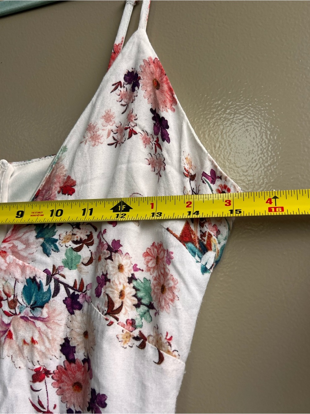 PARISIAN Floral Maxi Dress White Multicolor Peasant Chic Resort Boho Cottagecore - Picture 11 of 15
